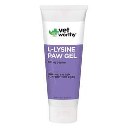 Vet Worthy L-Lysine Paw Gel Aid for Cats, 3 oz