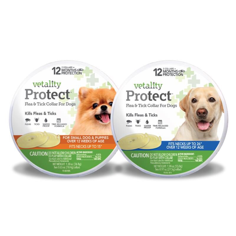 Vetality Protect Flea & Tick Collar for Dogs
