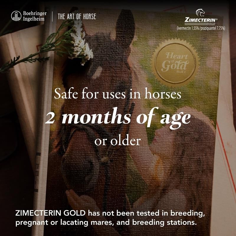 Merial Zimecterin Gold for Horses with Worms, 0.26 ounce