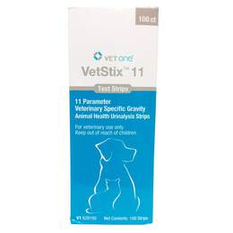 VetStix 11 Urine Test Strips, 100 ct
