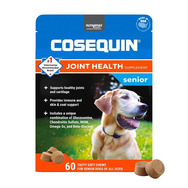 Cosequin Senior Maximum Strength Joint Health Supplement for Dogs, 60 Soft Chews