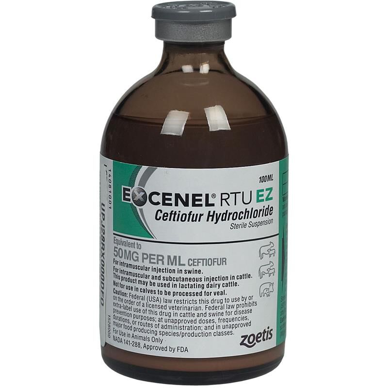 Excenel RTU EZ 50 mg/ml, 100 ml