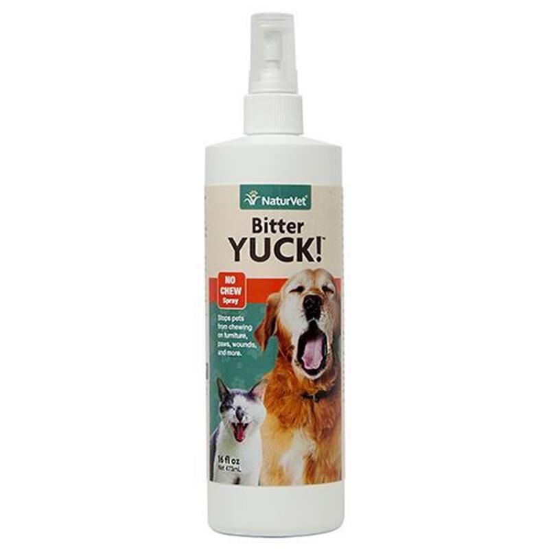NaturVet Bitter Yuck! No Chew Spray, 16 oz