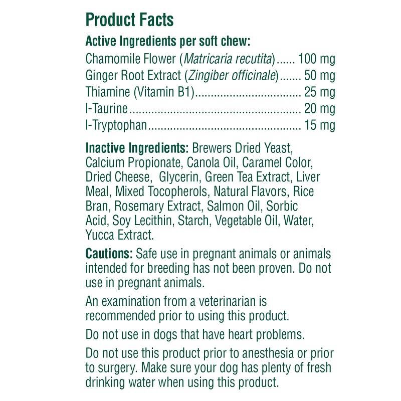 PetNC Calming Aid Soft Chews for Dogs, 120 ct