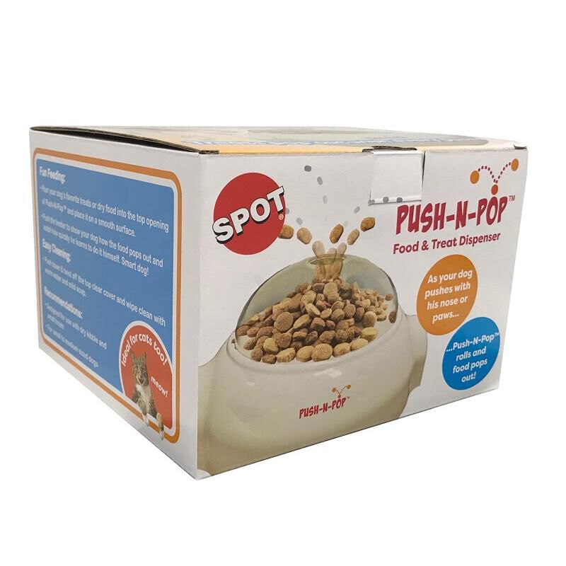 Ethical Pet Spot Push-N-Pop Food & Treat Dispenser for Dogs