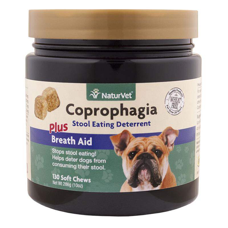 NaturVet Coprophagia Plus Breath Aid, 130 Soft Chews