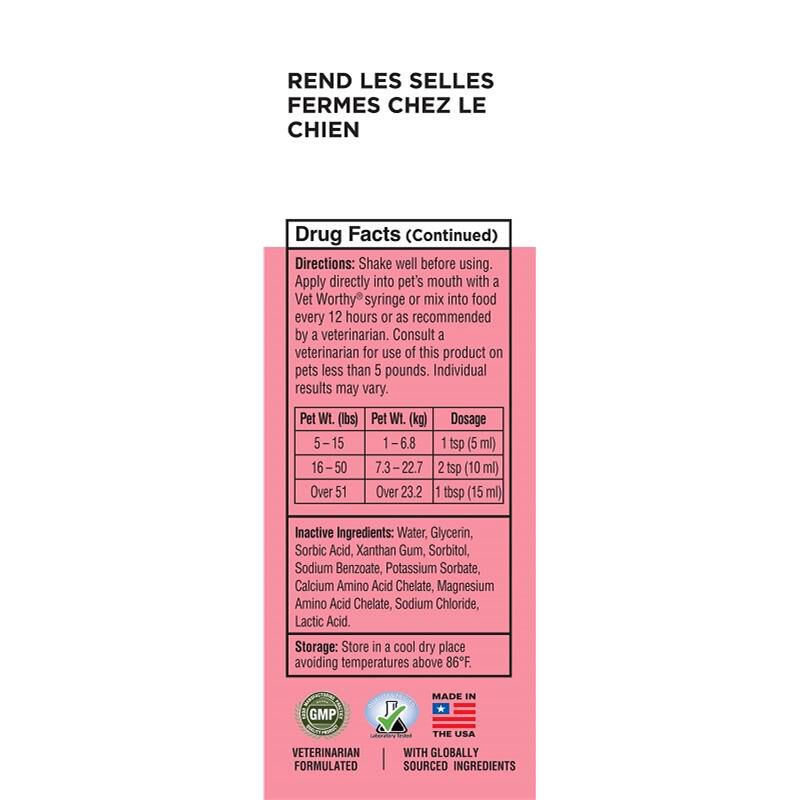 Vet Worthy Anti-Diarrhea Liquid for Dogs, 8 fl oz