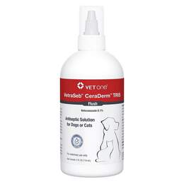 VetraSeb CeraDerm TRIS Flush Antiseptic Solution for Dogs and Cats