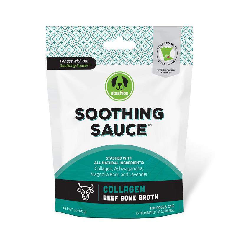 Stashios Soothing Sauce for Dogs & Cats, Beef Collagen