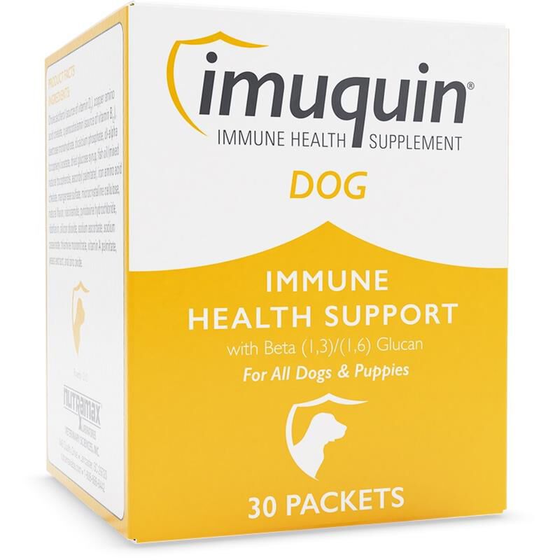 Imuquin Immune Health Supplement for Dogs and Puppies, 30 packets